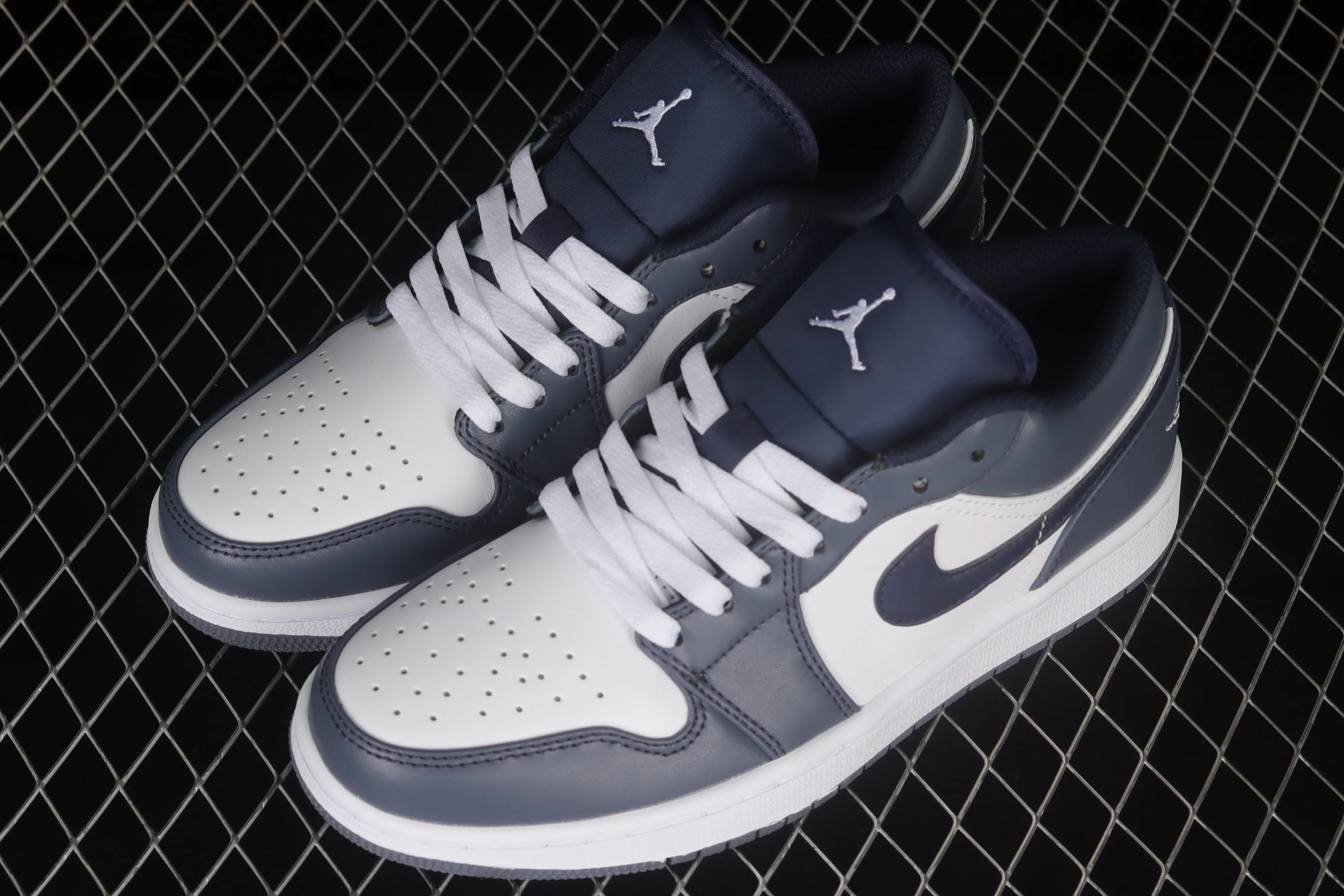 All categories Air Jordan Jordan series basketball shoes Air Jordan 1 Low Air Jordan 1 Low AJ1 Joe 1 navy blue sports culture basketball shoes 553558-414